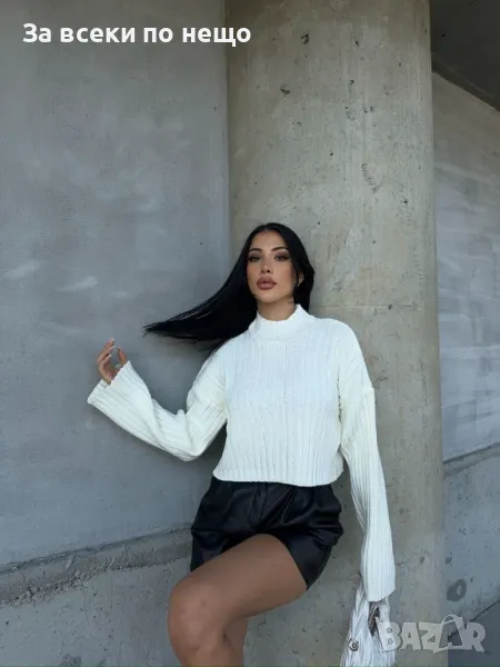 Дамска блуза фино плетиво Код A135, снимка 1