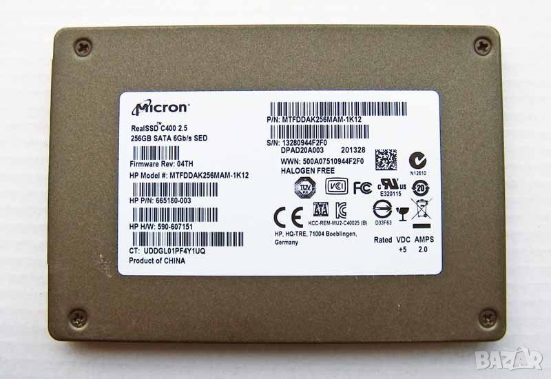 Хард диск  SSD - 256GB -, снимка 1