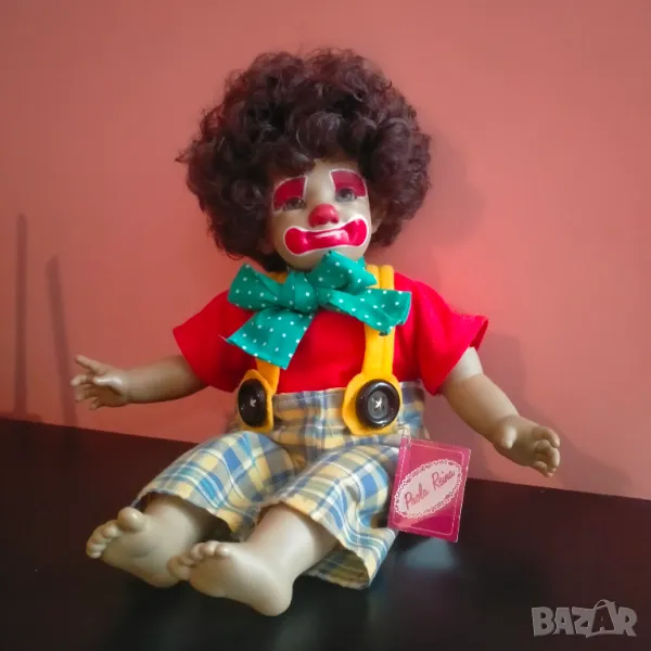 Кукла Клоун Paola Reina 1995 38 см  Нова, снимка 1