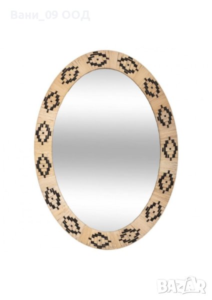Огледало с ратанова рамка, снимка 1
