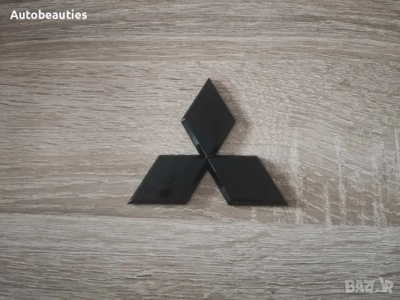 черно лого Mitsubishi 11.5 см, снимка 1
