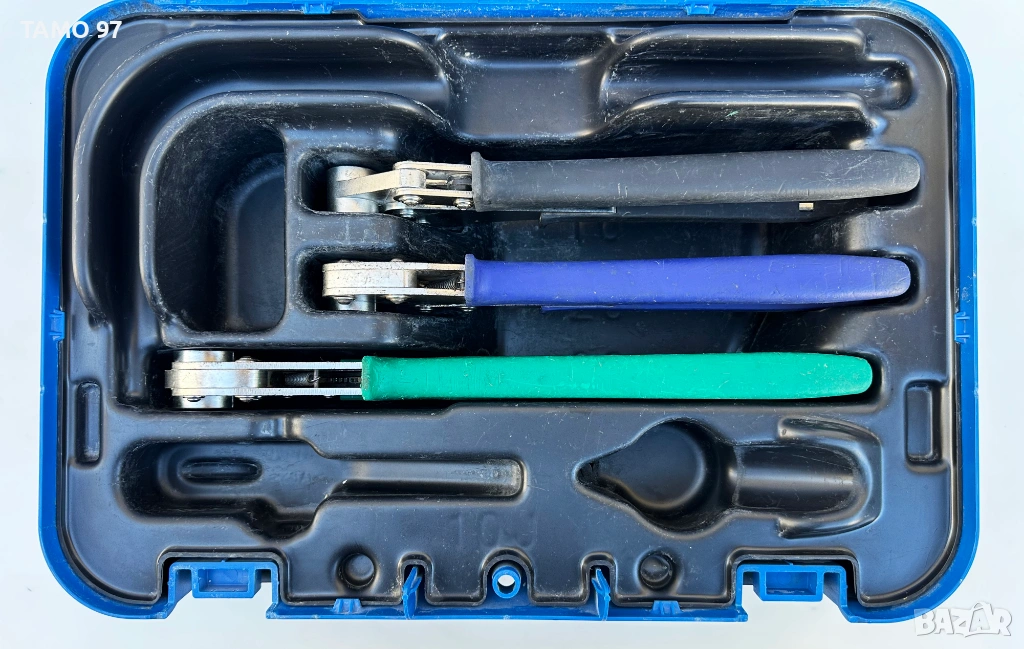 Geberit Mepla - Комплект ръчни преси за пресоване на фитинги / тръби 16-20-26mm, снимка 1