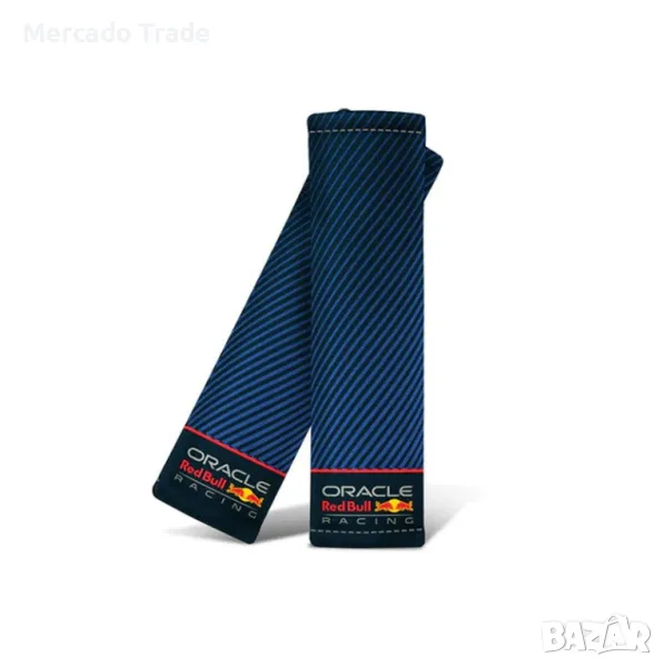 Протектори за колан за кола, 24 x 6см, Red Bull, Син, снимка 1