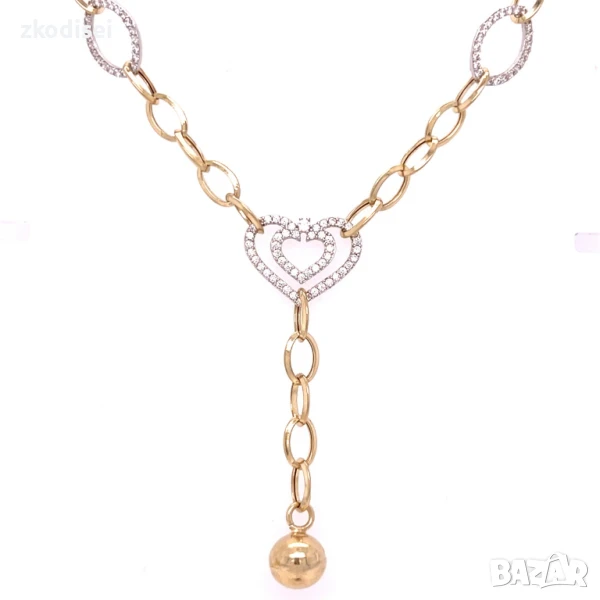 Златнo колие 10,38гр. 46,0см. 14кр. проба:585 модел:33083-1, снимка 1