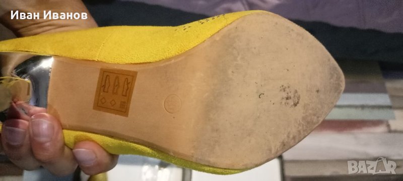 Дамски официални обувки с ток 39-ти номер, снимка 1