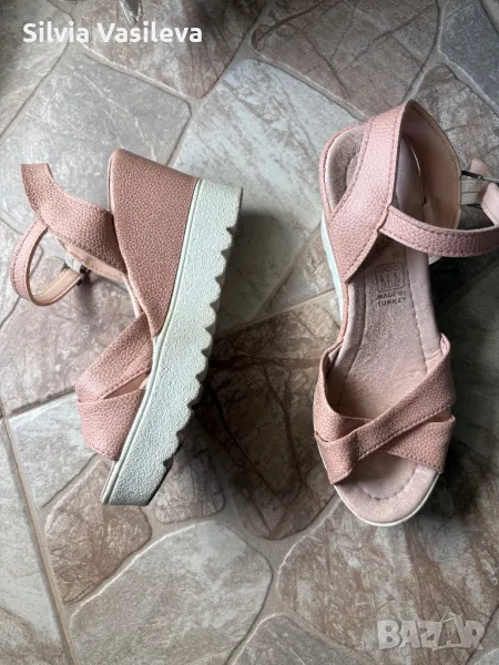 Дамски обувки/сандали на платформа, снимка 1