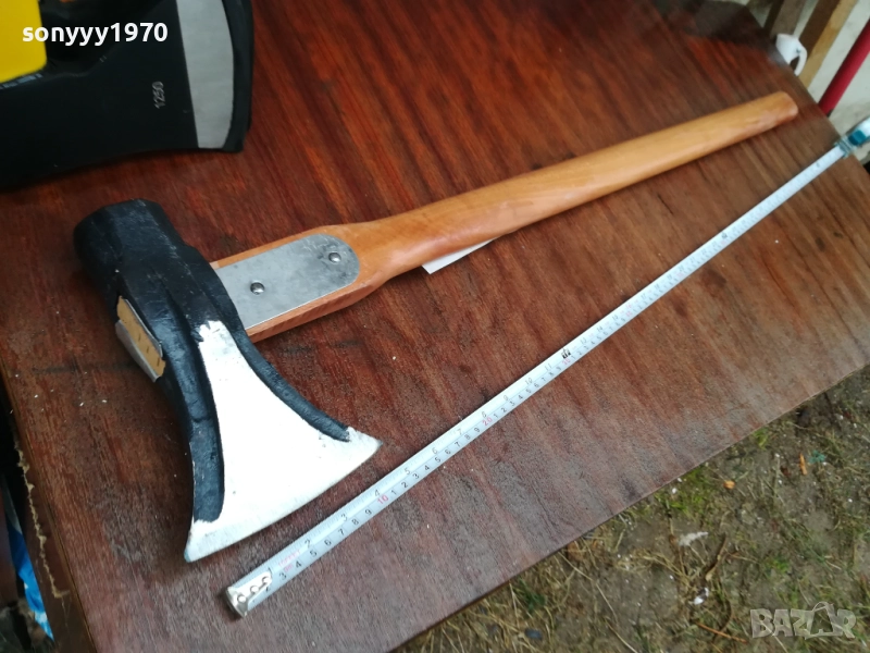 ЯКА БРАДВА С КЛИН-90СМ 2КГ С МЕТАЛНА ПЛАНКА 0810251727, снимка 1