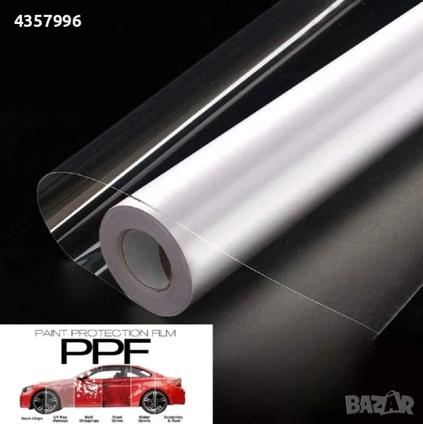 Прозрачно гланцово защитно фолио NZY (PPF) , снимка 1