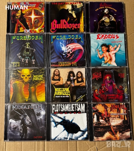 Bulldozer - Nuclear - Death - Forbidden - Exodus - Anvil, снимка 1