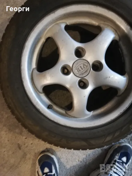 Продавам 2 бр. гуми с джанти почти нови , снимка 1