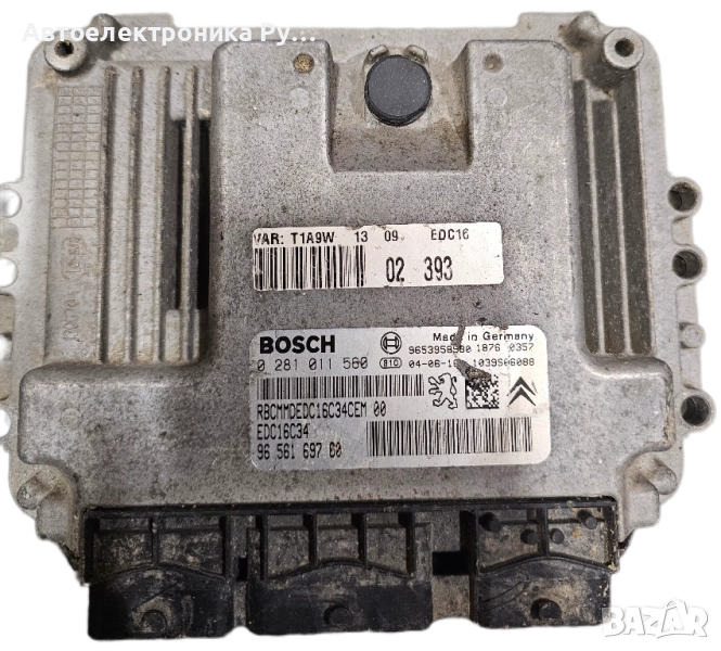Моторен компютър Peugeot 206 (1998-2009г.) 0281011560 / 0 281 011 560 / 9659823880 / 96 598 238 80, снимка 1