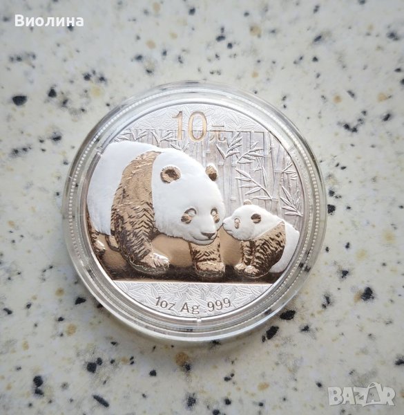 Сребро 1 OZ 2011 Панда , снимка 1