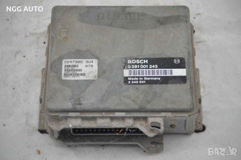 Компютър Двигател BOSCH 0 281 001 243 за BMW E36 1.8 TDS, 2 245 541, M41, снимка 1