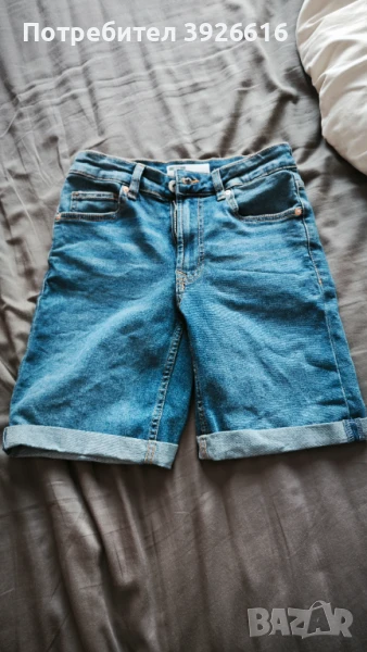 Женски дънкови панталонки  Bershka, снимка 1