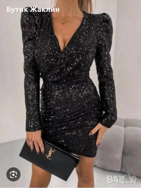 Елегантна блестяща рокля , снимка 1