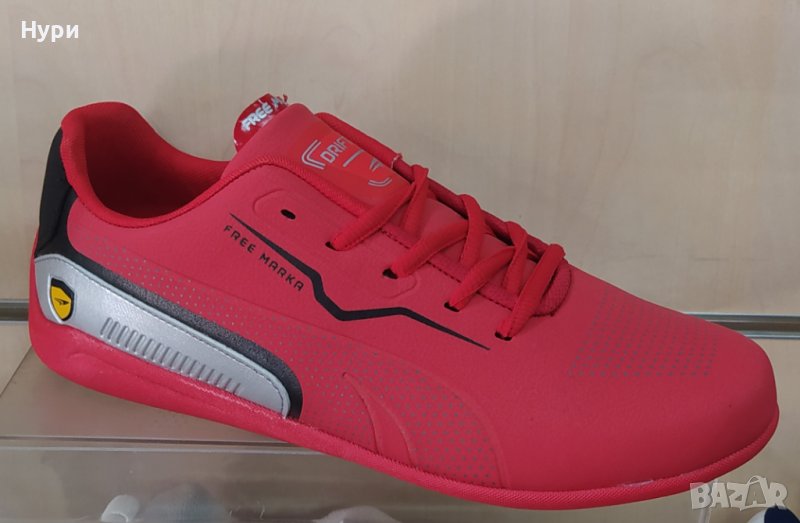 Мъжки червени маратонки, снимка 1