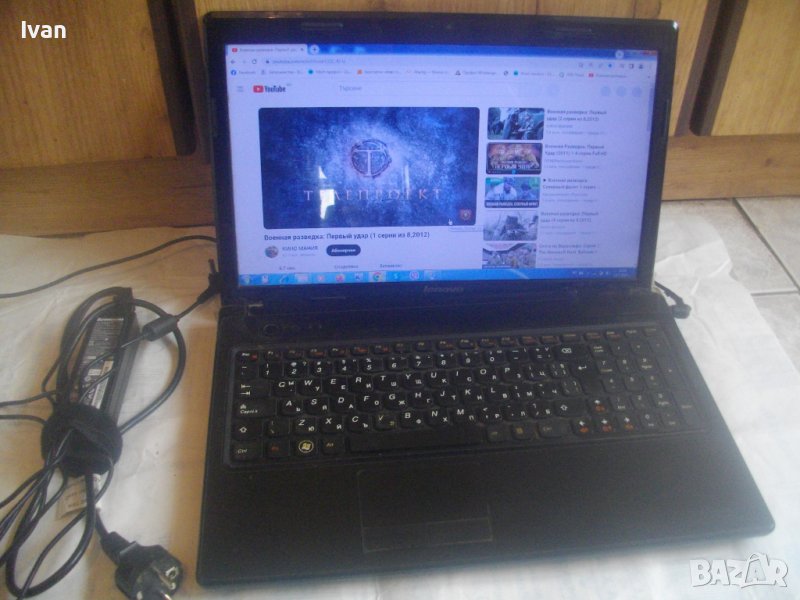 15,6" Lenovo G575-AMD E300-1,30GHz-RAM 2GB-HD 320GB-Лаптоп-Леново-Windows7-Със Забележки, снимка 1
