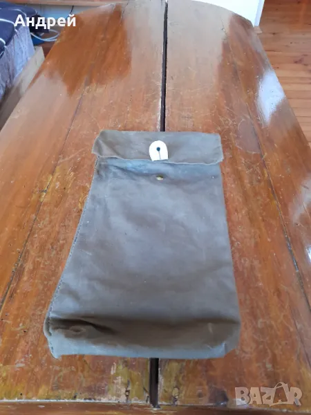 Стара брезентова военна чанта,сумка,чохъл #2, снимка 1
