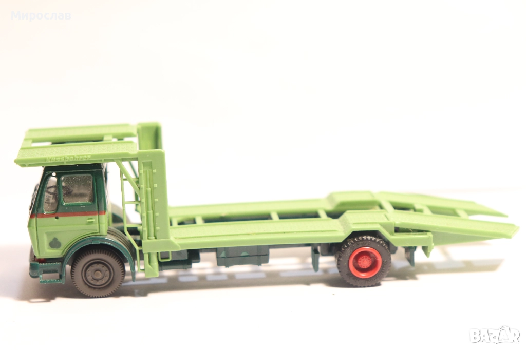 HERPA 1:87 H0 MERCEDES АВТОВОЗ КАМИОН МОДЕЛ КОЛИЧКА, снимка 1
