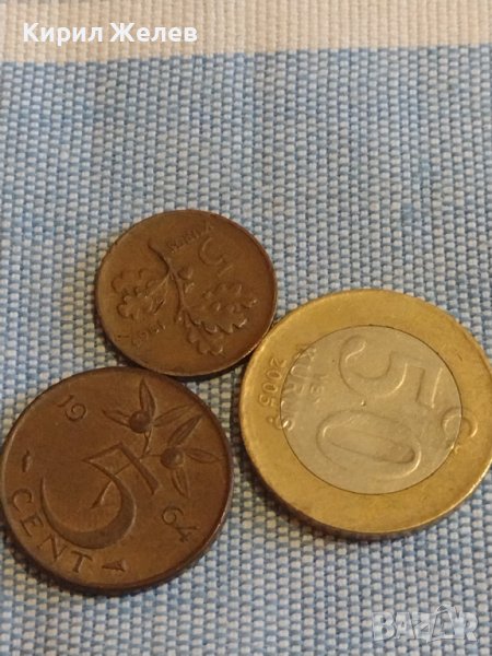 Три монети стари редки ТУРЦИЯ, НЕДЕРЛАНДИЯ ЗА КОЛЕКЦИЯ ДЕКОРАЦИЯ 30437, снимка 1