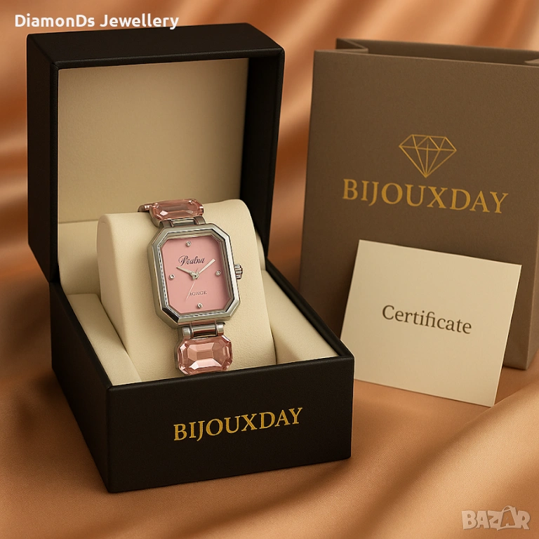 Rose Crystal Watch 🌸 | дамски часовник, снимка 1