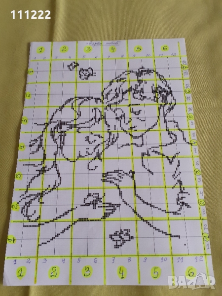 схеми за гоблени, картина-репродукция на гоблен и хартия за модели, снимка 1