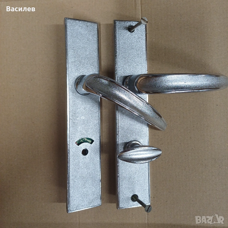 Дръжки за врата на WC, баня, 70 мм, снимка 1
