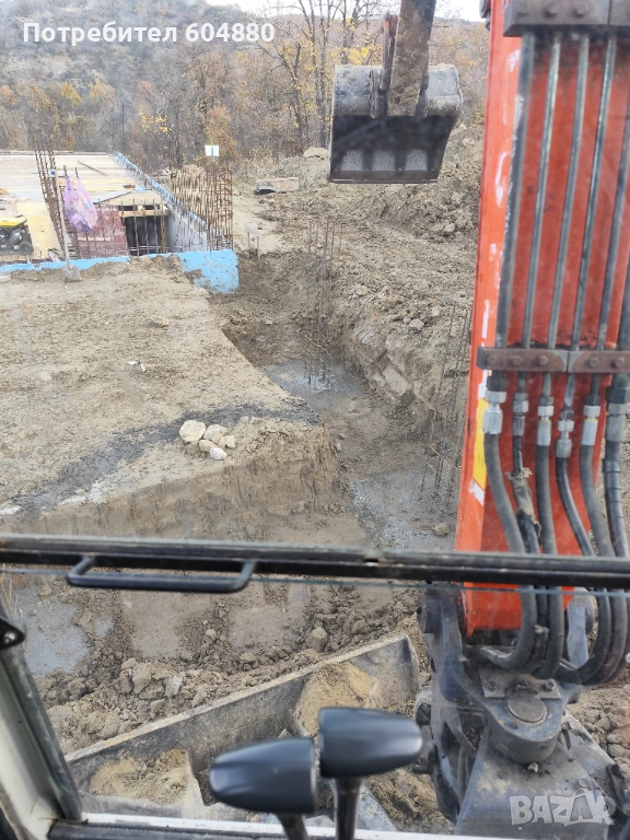 Услуги с мини багер 3т.Хидравличен чук, снимка 1