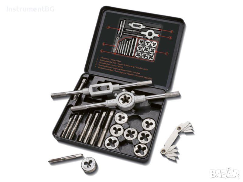 Комплект кранове и матрици PARKSIDE® / 21 части, снимка 1