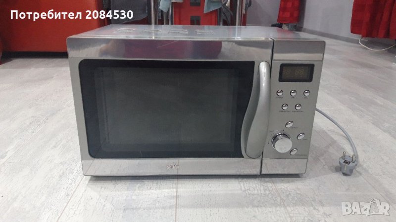 Микровълнова печка с грил/инокс, снимка 1