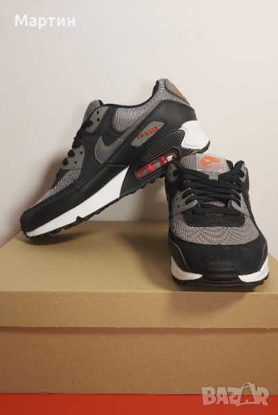 Nike Air Max 90 "Grey Black Red (2022)" - Номер 41, снимка 1