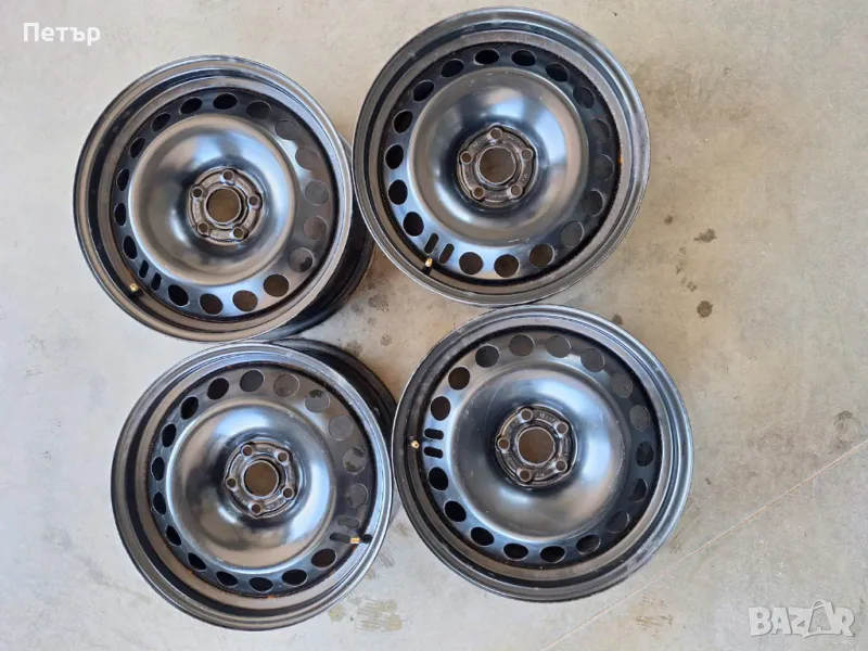 ОРИГИНАЛНИ ЖЕЛЯЗНИ ДЖАНТИ-ОПЕЛ /ШЕВРОЛЕТ/-5x105x56.5-17цола, снимка 1