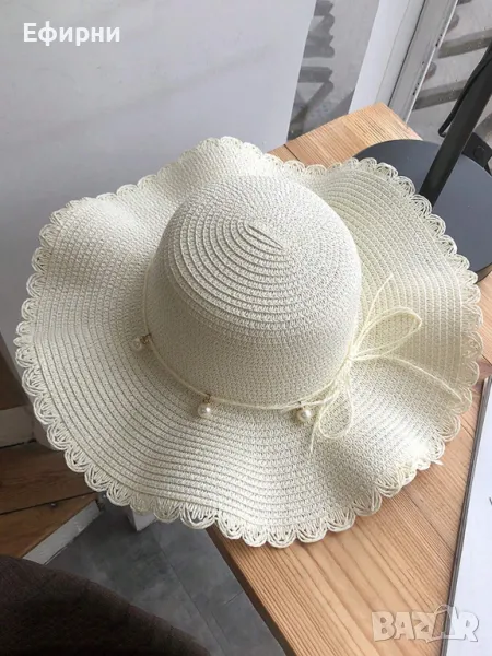 Лятна шапка с периферия, Бяла лятна шапка, Лятна шапка, снимка 1