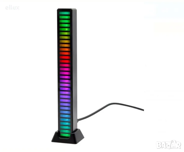 Геймърска лента 32 LED със звуково активиране 7 RGB цветови режима, снимка 1