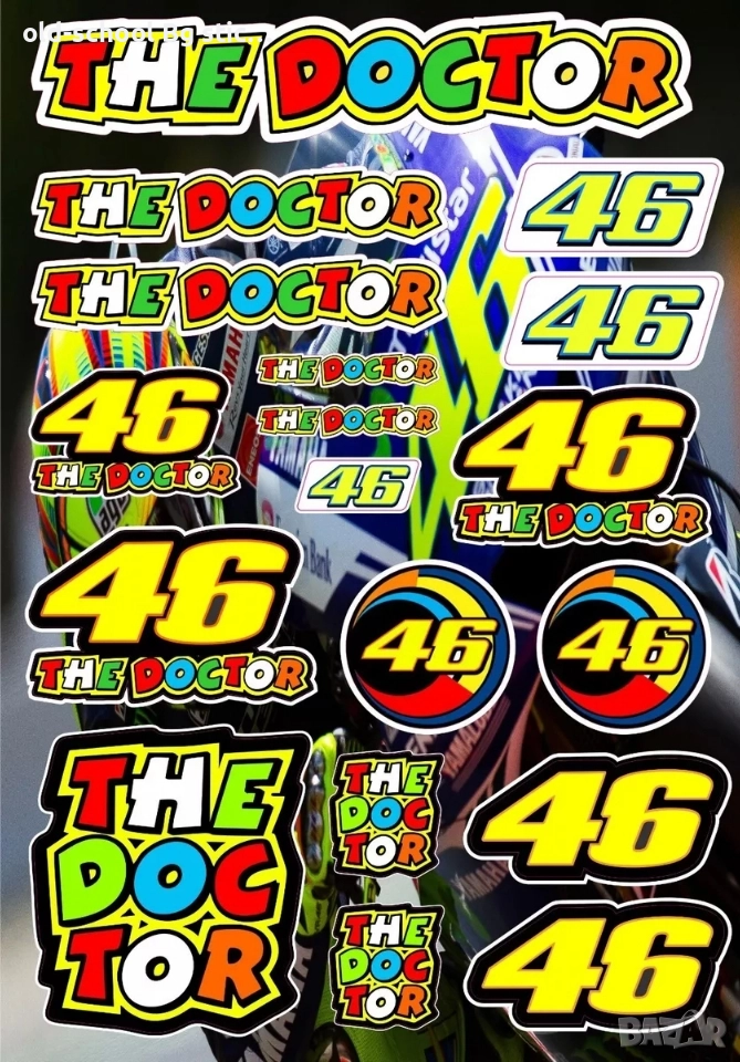 Мото Стикери {Валентино Роси}, снимка 1