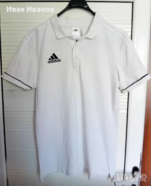 Оригинална фланелка с яка Adidas, снимка 1