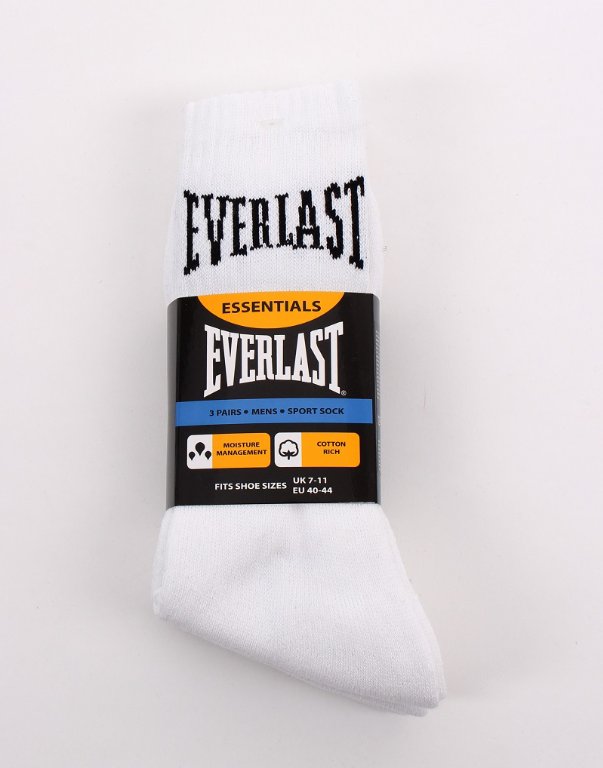 Спортни памучни чорапи Everlast - 3 чифта в пакет в Други в гр. Севлиево -  ID34659889 — Bazar.bg