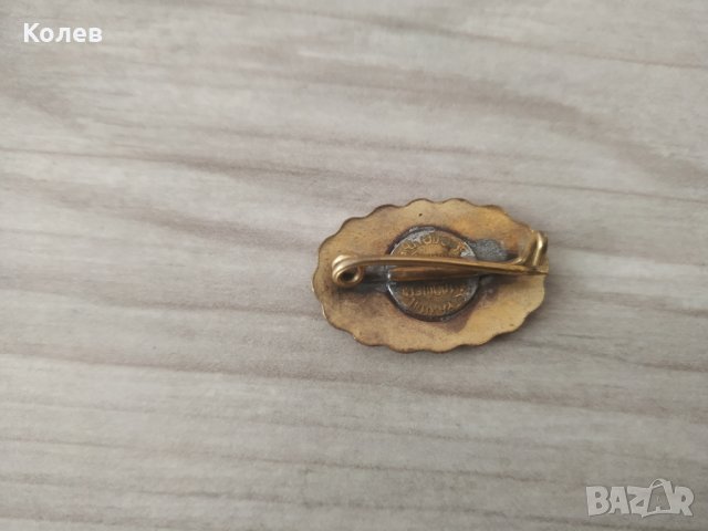 Царска емайлова значка  Св.Св. Кирил и Методи, снимка 2 - Антикварни и старинни предмети - 36008800