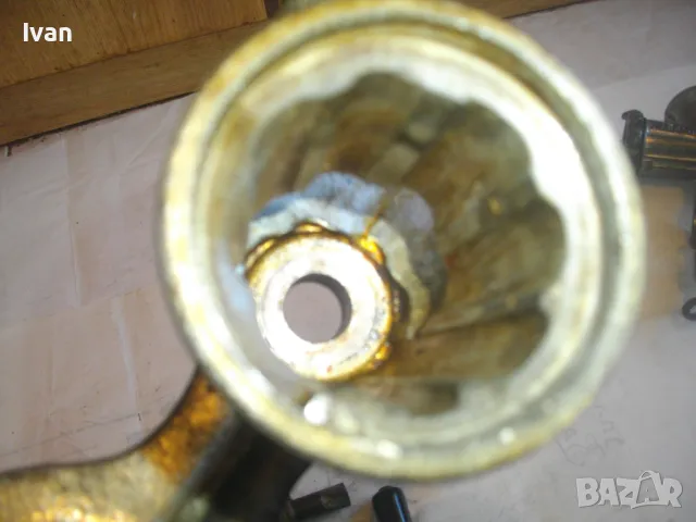 1973г. РУСКА СССР СОЦ РЕТРО ВИНТИДЖ РЪЧНА МЕСОМЕЛАЧКА РАЗМЕР №5 ПОЧТИ НОВА МАСИВНА, снимка 16 - Други инструменти - 48062465