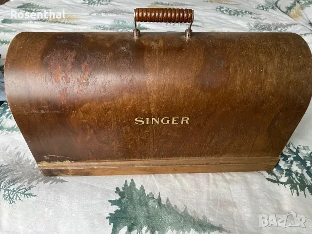 Дървен капак за ръчна шевна машина