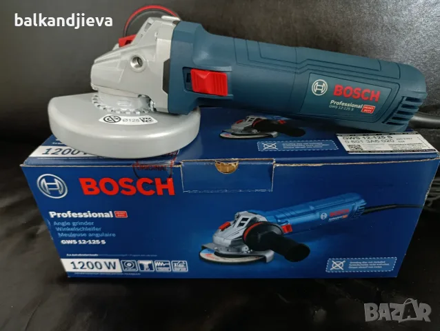 GWS12-125 S ъглошлайф електрически BOSCH