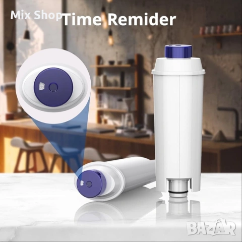 Нов Пакет от 8 филтъра за вода iRhodesy, съвместими с Delonghi DLSC002, снимка 3 - Кафемашини - 53796799