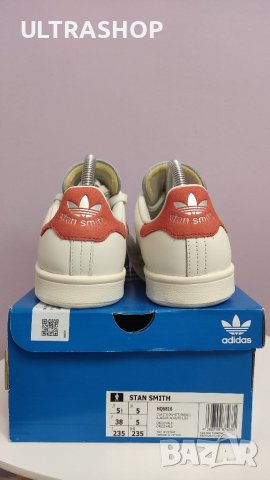 НОВИ Дамски кецове Adidas Originals Stan Smith 38 size , снимка 2 - Кецове - 41323457