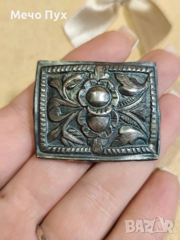 Стара сребърна брошка (14), снимка 6 - Други - 52251088