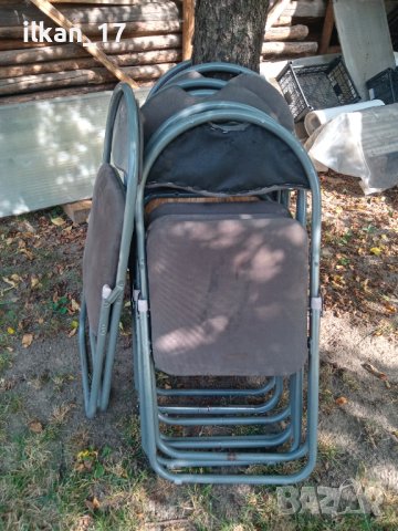 Cтолове Сгъваеми Метални за Къмпинг Риба и друго Внос от Германия, снимка 6 - Столове - 41659700