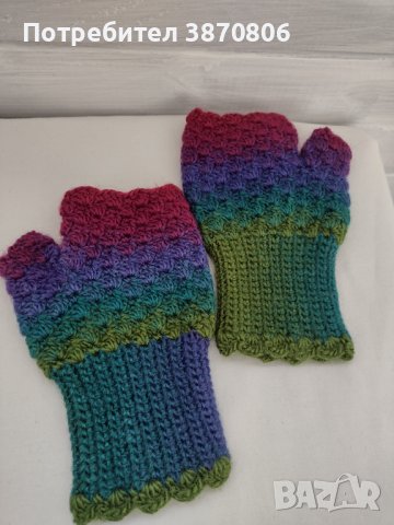 Плетени ръкавици без пръсти чисто нови, снимка 2 - Ръкавици - 42622967