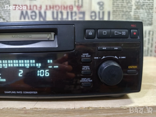 "Sharp"Minidisc Recorder MD-R1, снимка 2 - Аудиосистеми - 52929444