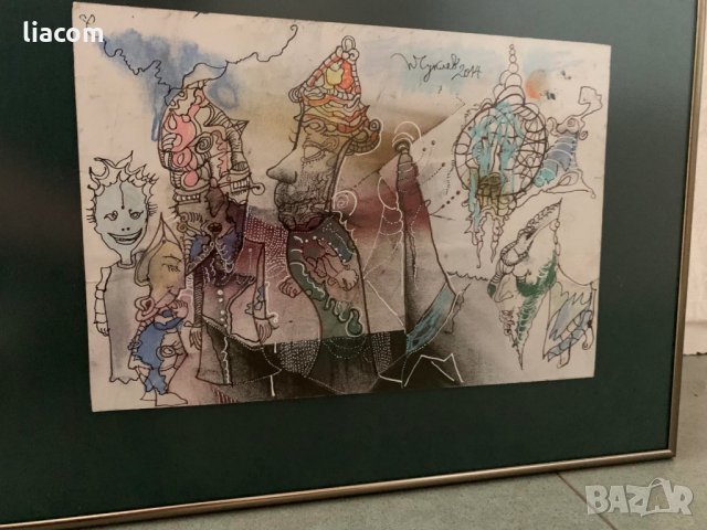 ПЕТЪР ЧУКЛЕВ смесена техника, снимка 4 - Картини - 33777265