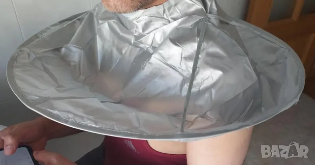 🧥 Предпазваща мантия за подстригване 