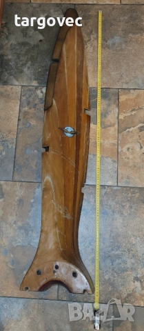 Дървена перка от стар военен самолет България, снимка 10 - Антикварни и старинни предмети - 52646010